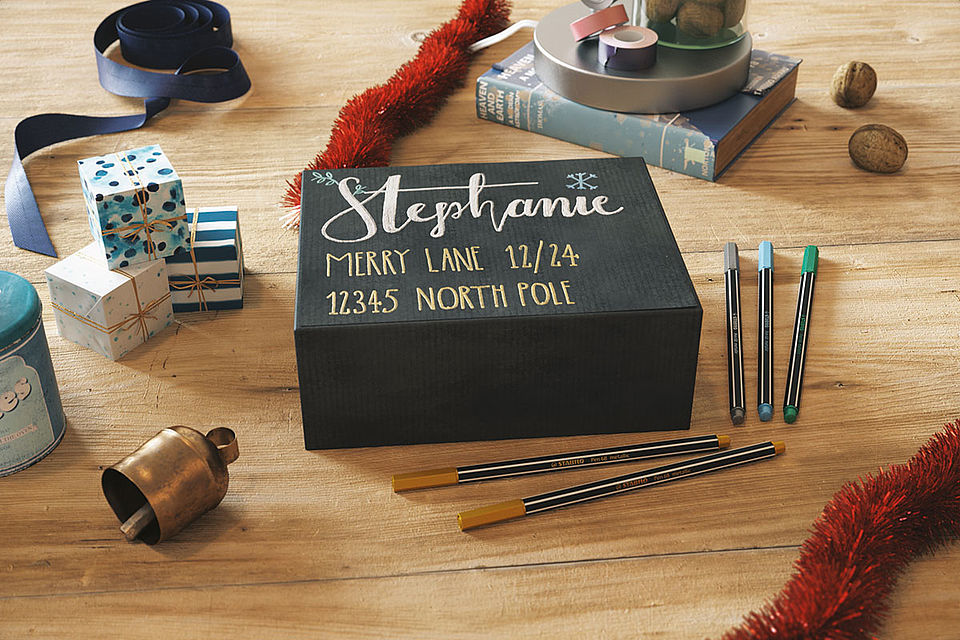 STABILO Metallic-Stifte Geschenkpäckchen mit STABILO Metallic-Stiften