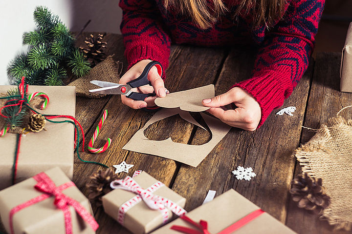 Verpackungstyp "Die Kreativen" Geschenkverpackung für Weihnachten selber gestalten