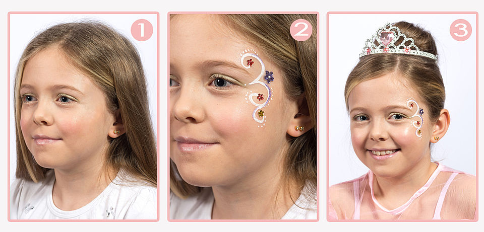 Faschings-Schminktipp: Prinzessin Fasching Schminke Prinzessin