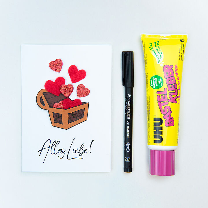 DIY: Herzkarte Muttertag DIY: Herzkarte Muttertag