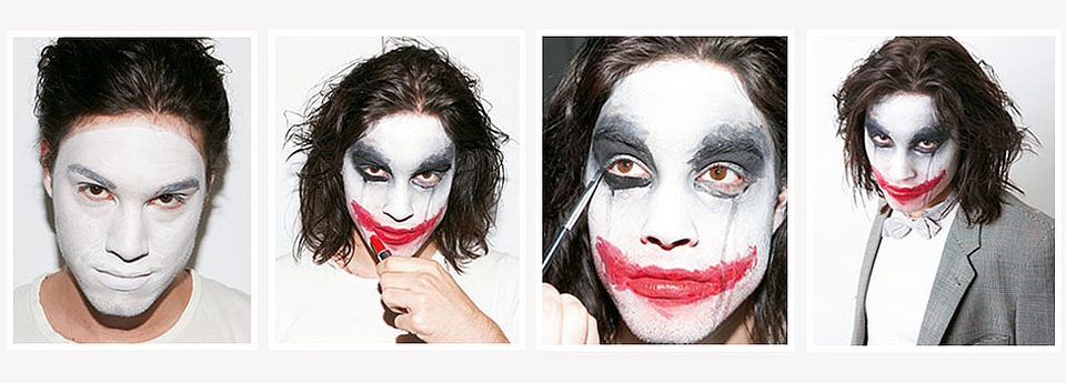 Halloween Make-up: Joker Halloween Schmink-Tutorial: Joker