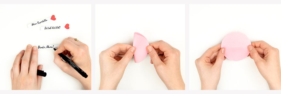 Glückskekse aus Papier Glückskekse aus Papier